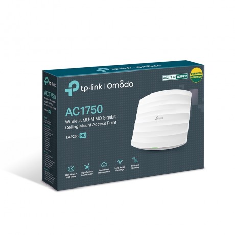 TP-LINK OMADA EAP265 HD AC1750 2PORT POE TAVAN TİPİ ACCESS POINT