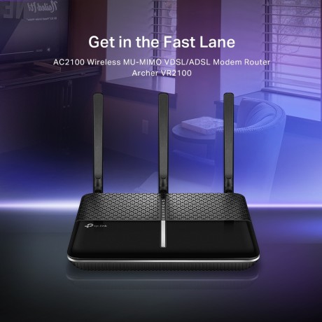 TP-LINK ARCHER VR2100 4PORT VDSL/ADSL 2100Mbps MODEM ROUTER 