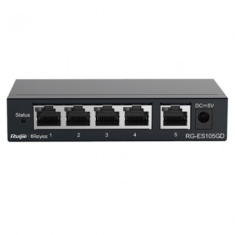 RUİJİE-REYEE RG-ES105GD 5 PORT GIGABIT SWITCH METAL KASA
