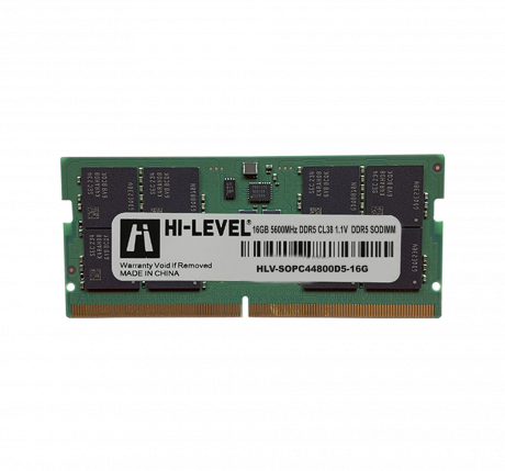 16GB HI-LEVEL DDR5 5600Mhz SODIMM 1.1 HLV-SOPC44800D5-16G