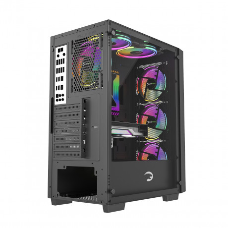 GAMEPOWER FLEX 4xARGB BLACK GAMING KASA