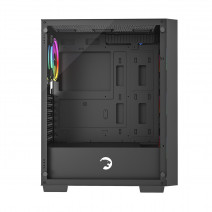 GAMEPOWER FLEX 4xARGB BLACK GAMING KASA