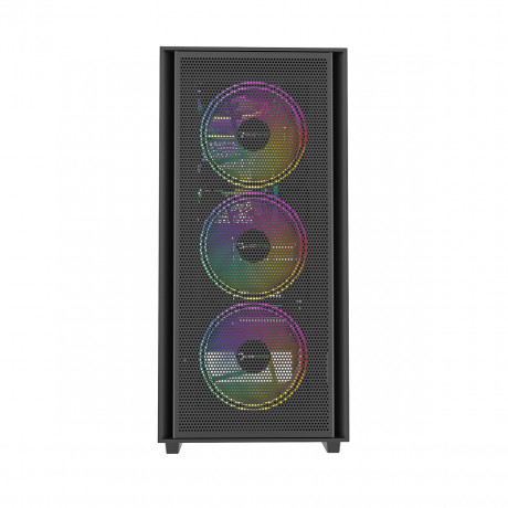 GAMEPOWER FLEX 4xARGB BLACK GAMING KASA