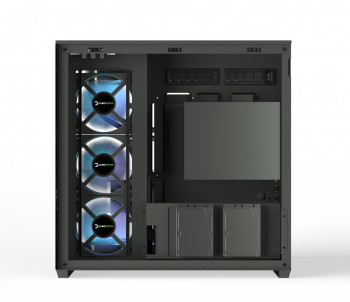 GAMEPOWER WARCRY EDGE 1X BLACK FAN GAMING KASA