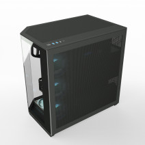 GAMEPOWER WARCRY EDGE 1X BLACK FAN GAMING KASA