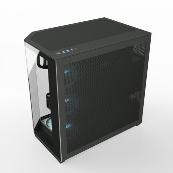 GAMEPOWER WARCRY EDGE 1X BLACK FAN GAMING KASA