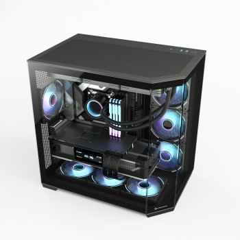 GAMEPOWER WARCRY EDGE 1X BLACK FAN GAMING KASA