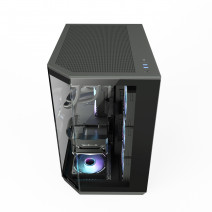 GAMEPOWER WARCRY EDGE 1X BLACK FAN GAMING KASA