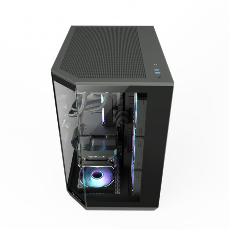 GAMEPOWER WARCRY EDGE 1X BLACK FAN GAMING KASA