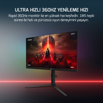 27 GAMEPOWER RAPID RGB FLAT 1MS 360Hz MONITOR