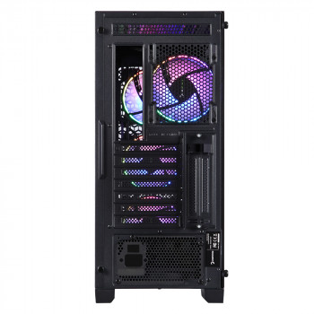 GamePower Savagis 550W 80+ Bronze ATX 4*ARGB Fan Temperli Cam Hub Siyah Gaming Kasa