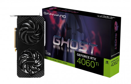 GAINWARD RTX 4060 Ti Ghost 8GB GDDR6 128Bit (NE6406T019P1-1060B) Ekran Kartı