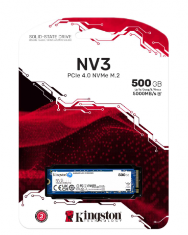 KINGSTON NV3 SNV3S/500G 500GB 5000/3000MB/S PCLE 4