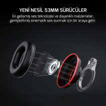 GAMEPOWER RANGER  SİYAH 7.1 RGB GAMING KULAKLIK