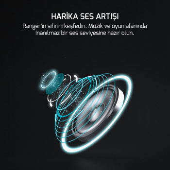 GAMEPOWER RANGER  SİYAH 7.1 RGB GAMING KULAKLIK