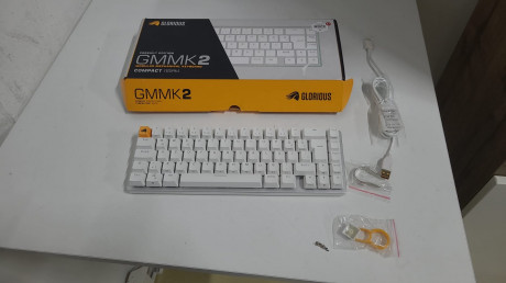 Glorious GMMK2 QTR %65 Mekanik Beyaz Klavy(OUTLET)