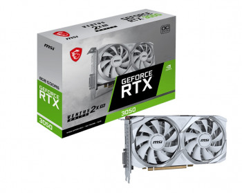 MSI GEFORCE RTX 3050 VENTUS 2X XS WHITE 8G OC GD6