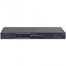 DAHUA CS4218-16ET-190 16 PORT 16XFE-2XGE-2XGE/SFP YÖNETİLEBİLİR 190W POE SWİTCH