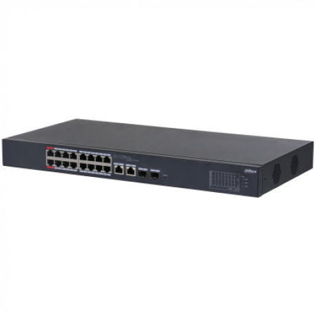 DAHUA CS4218-16ET-240 16 PORT 16XFE-2XGE-2XGE/SFP YÖNETİLEBİLİR 240W POE SWİTCH