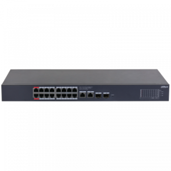 DAHUA CS4220-16GT-135 16 PORT 16XGE-2XGE-2XGE/SFP YÖNETİLEBİLİR 135W POE SWİTCH