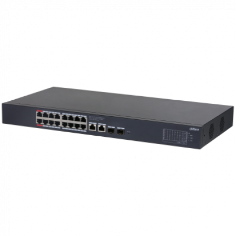 DAHUA CS4220-16GT-190 16 PORT 16XGE-2XGE-2XGE/SFP YÖNETİLEBİLİR 190W POE SWİTCH