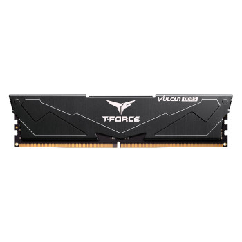 Team T-Force Vulcan Black 16GB 1x16GB 6000Mhz DDR5 CL38 Gaming Ram (FLBD516G6000HC38G01)