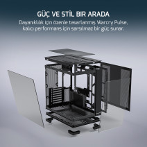 GAMEPOWER WARCRY PULSE 4X ARGB GAMING KASA 650W