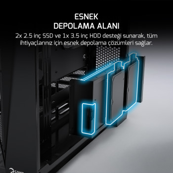 GAMEPOWER WARCRY PULSE 4X ARGB GAMING KASA 650W