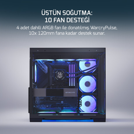 GAMEPOWER WARCRY PULSE 4X ARGB GAMING KASA 650W