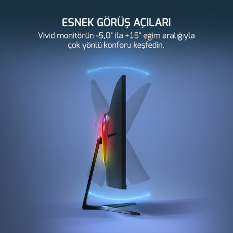 27 GAMEPOWER VIVID F20 CURVED 1MS 144Hz MONITOR