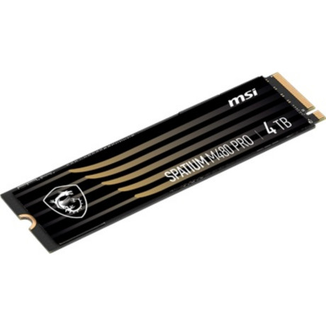 4TB MSI SPATIUM M480 PRO PCIE 4.0 NVME M.2 7400/7000MB/s