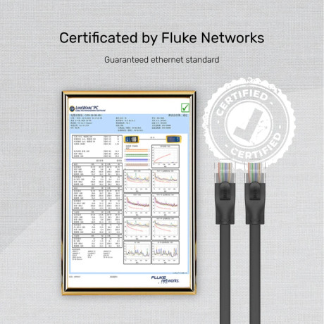 UNITEK CAT6 PATCH KABLO 10MT FLAT (C1813GBK)