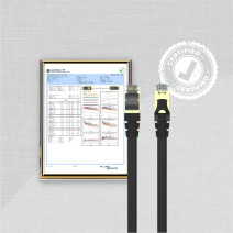 UNITEK CAT7 PATCH KABLO 1MT FLAT (C1897BK-1M)