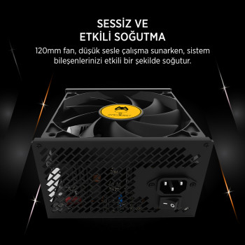 JAMES DONKEY JDP650 APFC 12CM 80+ BRONZE 650W PSU