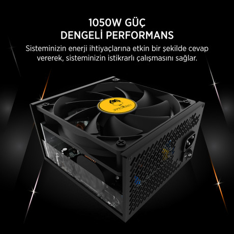 JAMES DONKEY JDP1050 APFC 12CM 80+ BRONZE 1050W PS