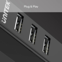 UNITEK TYPE-A TO 4 PORT USB HUB 80CM KABLO(Y-2140)