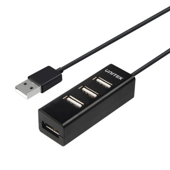 UNITEK TYPE-A TO 4 PORT USB HUB 80CM KABLO(Y-2140)