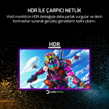 27 GAMEPOWER VIVID V60 CURVED 0.5MS 240Hz MONITOR WHITE