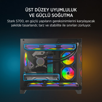 JAMES DONKEY STARK S700 750W SIYAH GAMING KASA