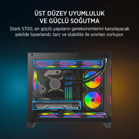 JAMES DONKEY STARK S700 750W SIYAH GAMING KASA
