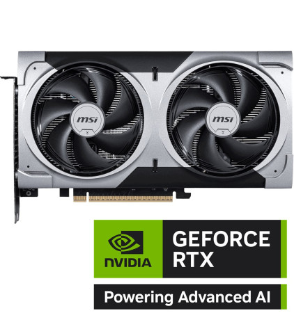 MSI GEFORCE RTX 5060 TI 8G VENTUS 2X OC PLUS 8GB GDDR7 128B DX12 PCIE 5.0 X16 (3XDP 1XHDMI)