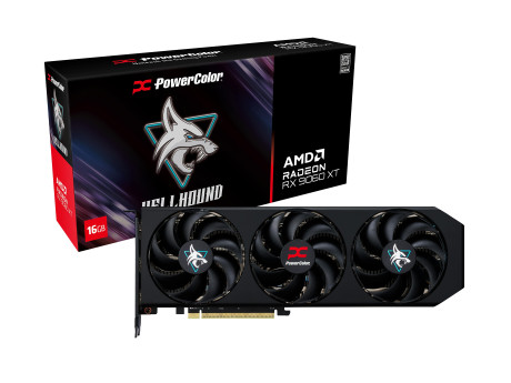POWERCOLOR Radeon RX 9060 XT Hellhound 16GB GDDR6 128Bit (16G-L/OC) Ekran Kartı