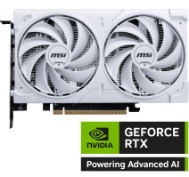 MSI GEFORCE RTX 5060 8G VENTUS 2X OC WHITE GDDR7 128B DX12 PCIE 5.0 X16 (3XDP 1XHDMI)