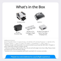 DJI MINI 4 PRO FLY MORE COMBO RC 2 KUMANDALI DRONE