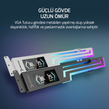 GAMEPOWER HEATSYNC A-RGB LCD VGA HOLDER WHITE