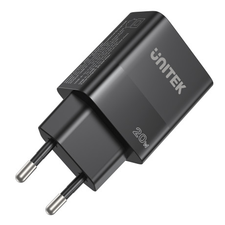 Unitek 20W Hızlı Şarj Adaptörü 1*USB-C (P1124ABK-EU)