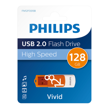 PHILIPS 128GB USB2.0 25/10MB/S FM12FD05B/00