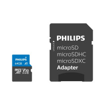 PHILIPS 64GB MICRO SDXC 100 MB/S C10 FM64MP65B/00
