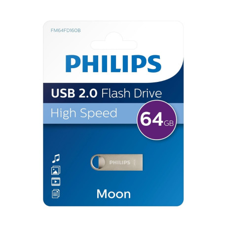 PHILIPS 64GB USB 2.0 25/10MB/S FM64FD160B/00
