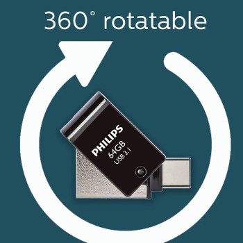 PHILIPS 64GB USB3.1 TYPE-C 100/150 MB/S FM64DC152B/00